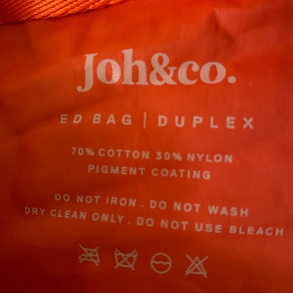 JOH & CO Ed Bag Duplex Vermillion-Orange - Picture 3 of 11